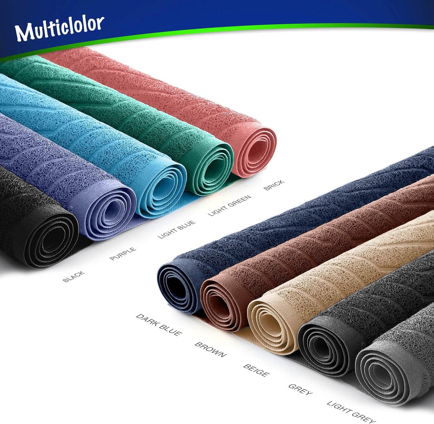 Cat Litter Mat, Kitty Litter Trapping Mesh Mat, 35 X 23 Inch Large, Premium Durable PVC Rug, No Phthalate, Urine Waterproof, Easy Clean, Washable, Scatter Control, Litter Box Carpet